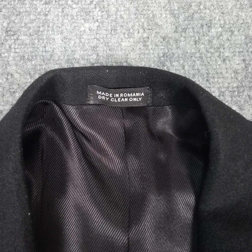Oscar de la Renta Blazer Mens 42L Wool Cashmere Black Tailored Sport Coat Luxury